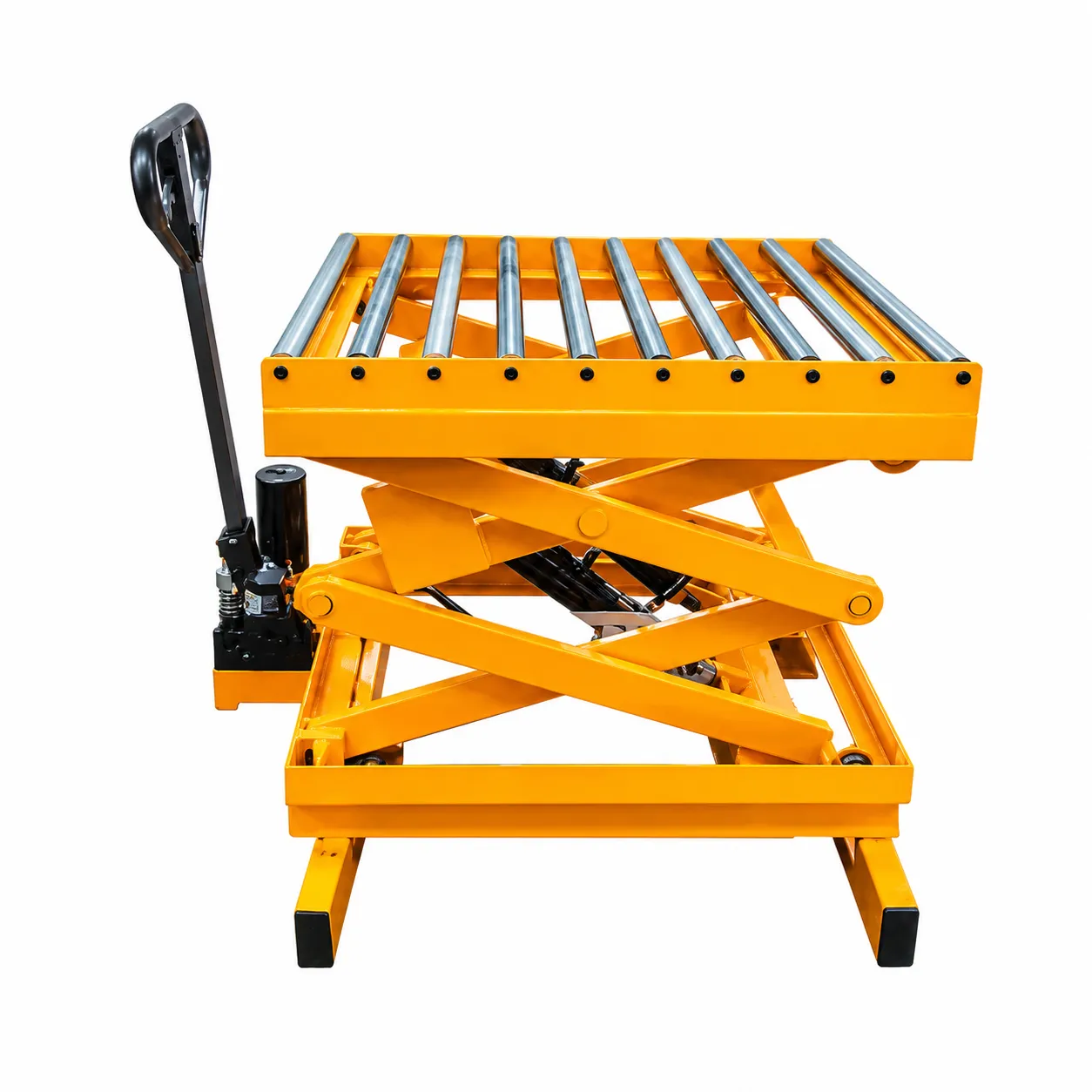 Scissor Lift Table With Roller